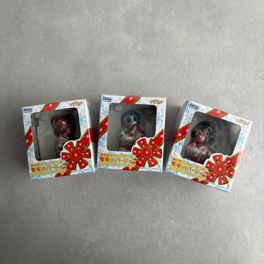 Neon Genesis Evangelion / Christmas Party Mini Display Figure - Rei, Asuka & Hikari