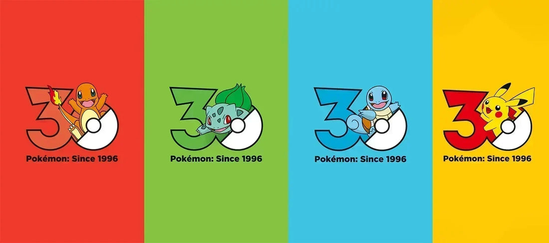 pokemon 30th_pikachu bulbasaur hitokage