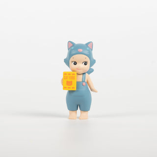 Sonny Angel Blind Box - Cat Life Series Figure(Bluish Gray) Front