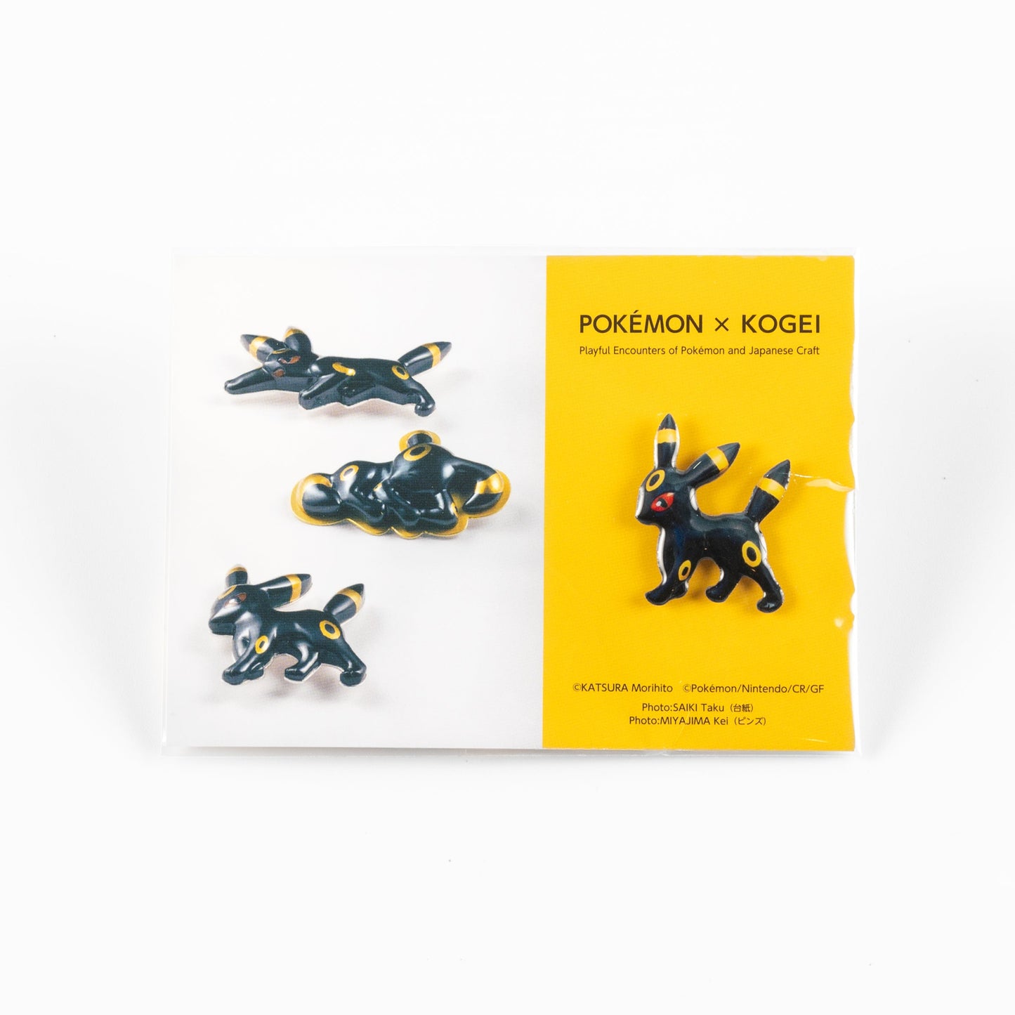 Pokémon × KOGEI / Umbreon Artisan Pin Badge - Standard Ver.