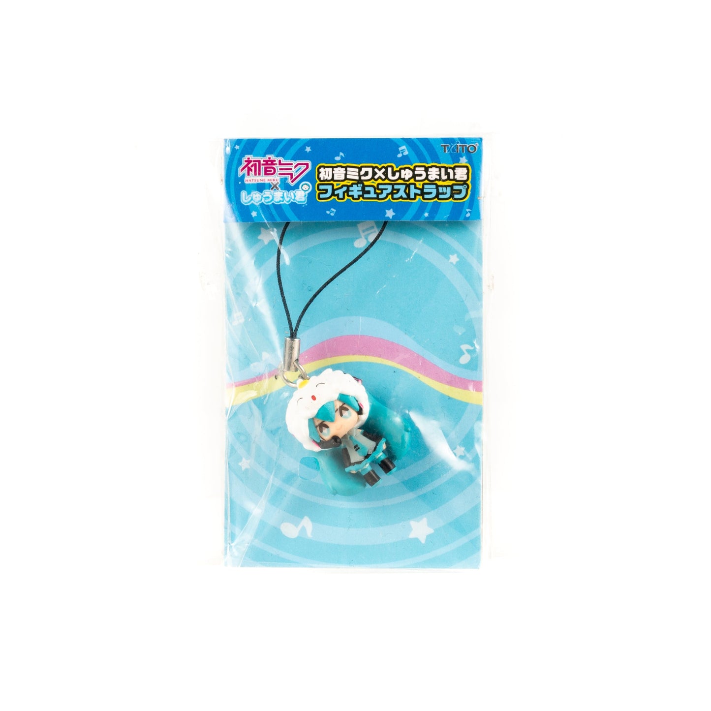 Hatsune Miku / Miku & Shumaikun Mini Figure Keychain - Normal Face Ver.