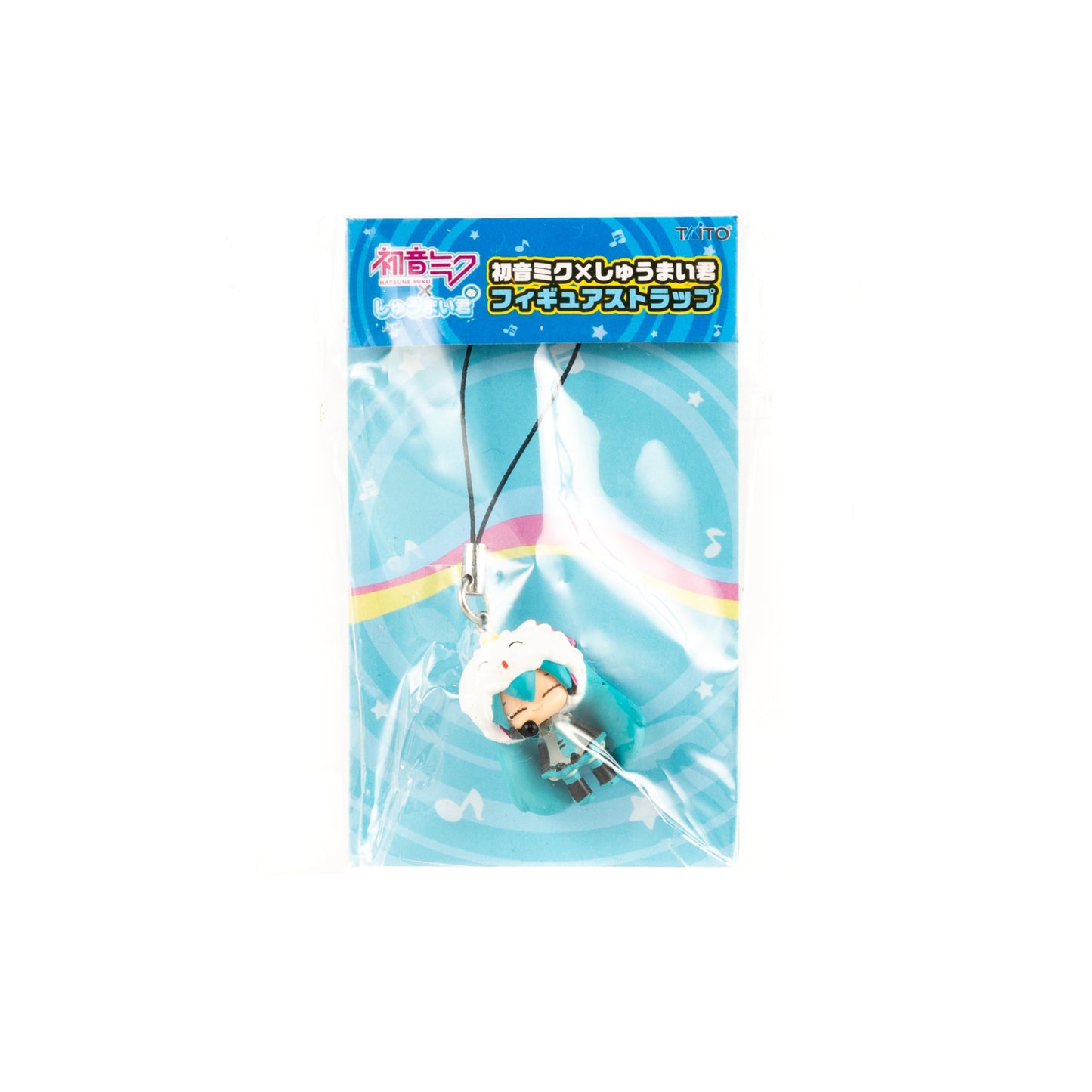 Hatsune Miku / Miku & Shumaikun Mini Figure Keychain - Smiling Face Ver.