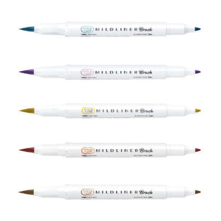 Mildliner Brush / Soothing Mild Colors - 5-Color Set
