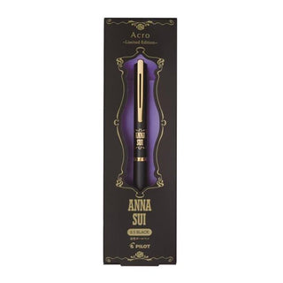 ANNA SUI x Pilot Acro / Ballpoint Pen 0.5mm - Gold Line Black Logo