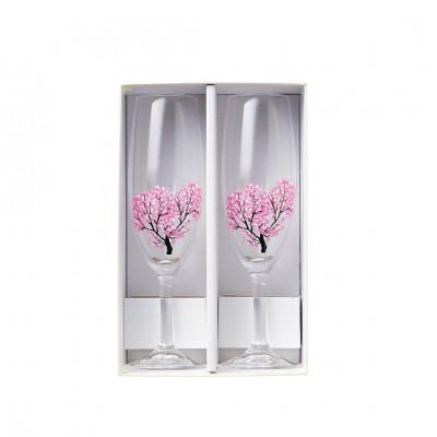Champagne Glass Set / Sakura - 165ml