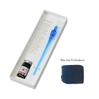 Glass Pen & Ink / Blue