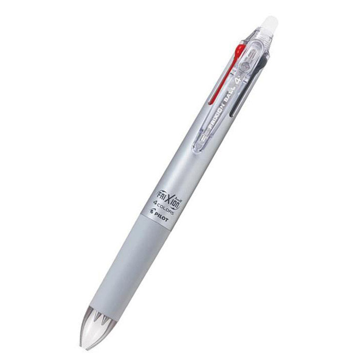 Frixion / Erasable 4-Color Ballpoint – Silver Body