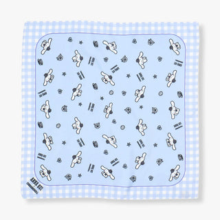 Anna Sui x Cinnamoroll / Polyester Scarf - Gingham - Pale Blue