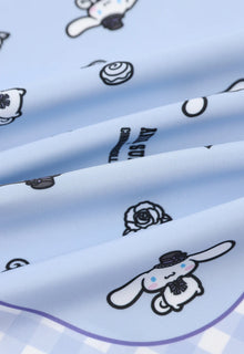 Anna Sui x Cinnamoroll / Polyester Scarf - Gingham - Pale Blue