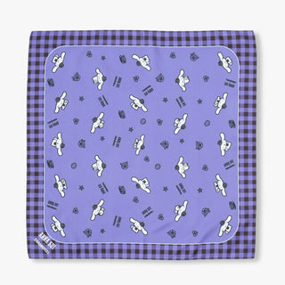 Anna Sui x Cinnamoroll / Polyester Scarf - Gingham - Purple