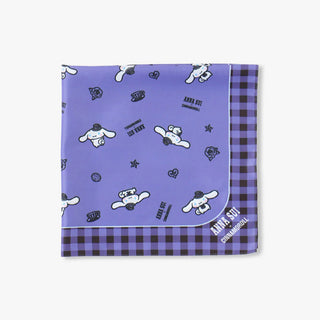 Anna Sui x Cinnamoroll / Polyester Scarf - Gingham - Purple