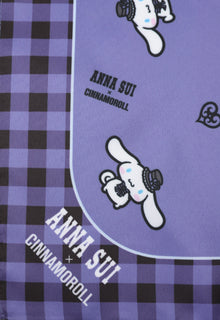 Anna Sui x Cinnamoroll / Polyester Scarf - Gingham - Purple