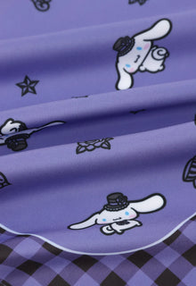 Anna Sui x Cinnamoroll / Polyester Scarf - Gingham - Purple