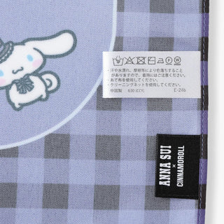 Anna Sui x Cinnamoroll / Polyester Scarf - Gingham - Purple