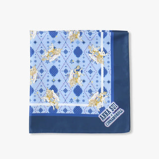 Anna Sui x Cinnamoroll / Polyester Scarf - Unicorn - Navy