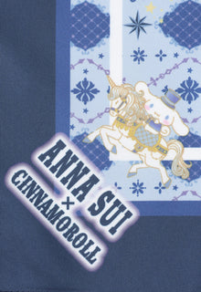 Anna Sui x Cinnamoroll / Polyester Scarf - Unicorn - Navy