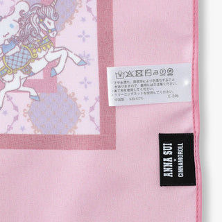 Anna Sui x Cinnamoroll / Polyester Scarf - Unicorn - Pink