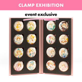 Cardcaptor Sakura / 16-Piece Badge set - Clear Card Vol.1 / Japan CLAMP Exhibition Exclusive