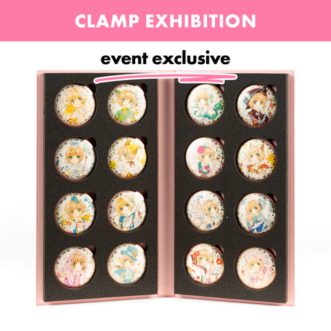 Cardcaptor Sakura / 16-Piece Badge set - Clear Card Vol.1 / Japan CLAMP Exhibition Exclusive