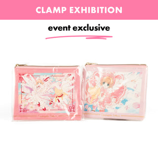 Cardcaptor Sakura / 2-Piece Synthetic Leather Pouch Set / Japan CLAMP Exhibition Exclusive