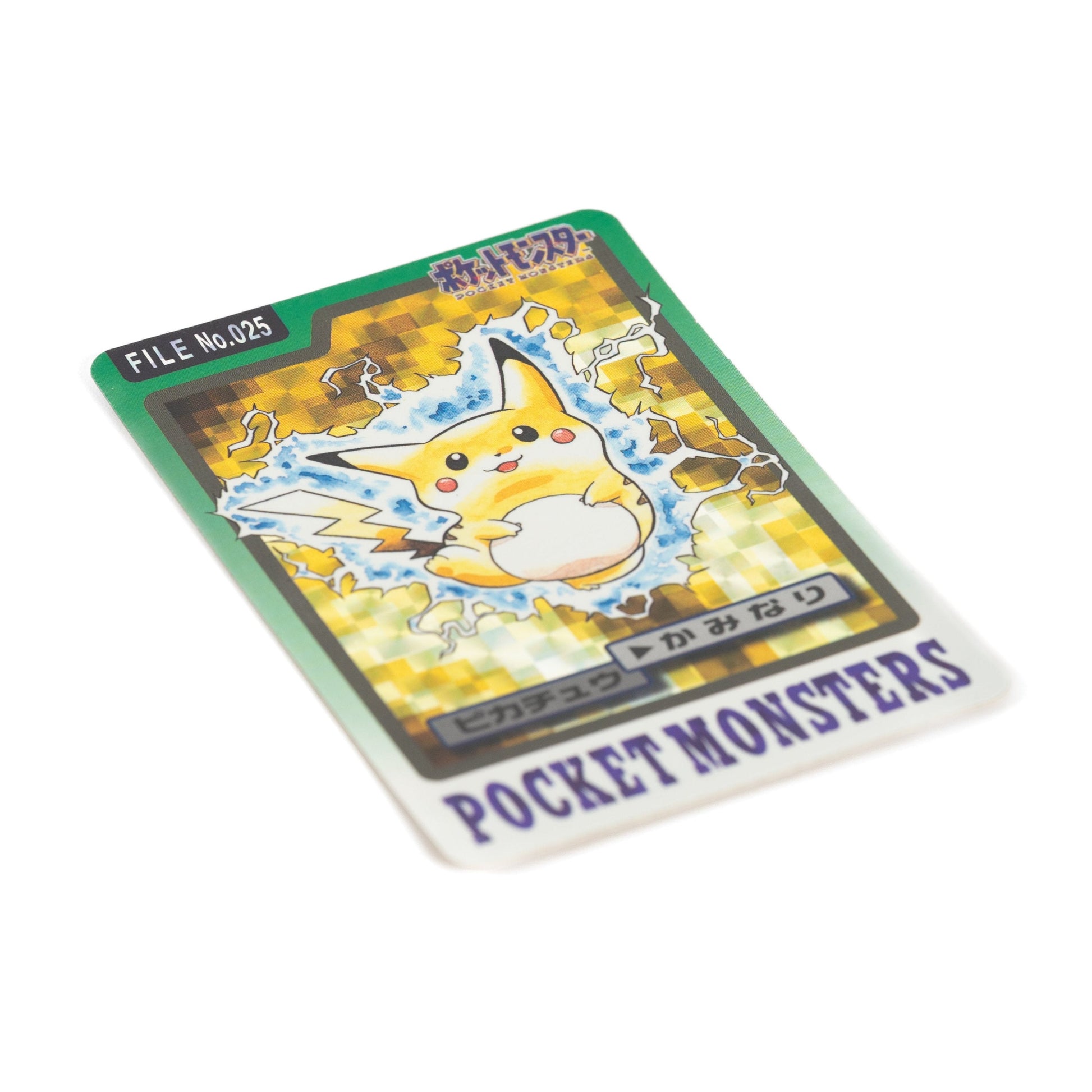 carddass pocket monsters Pokémon / Pikachu Carddass Prism Holo No.025