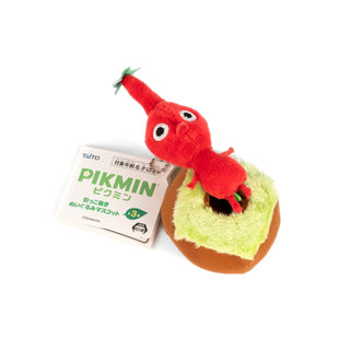 Pikmin / Pull-Out Plush Keychain Mascot - Red Pikmin
