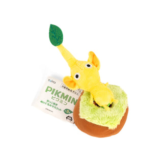 Pikmin / Pull-Out Plush Keychain Mascot - Yellow Pikmin
