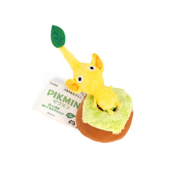 Pikmin / Pull-Out Plush Keychain Mascot - Yellow Pikmin │ japan