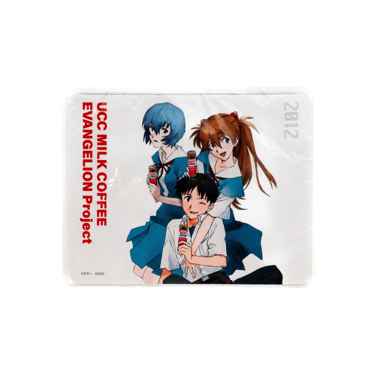 Neon Genesis Evangelion / UCC Coffee Mouse Pad - Rei, Asuka & Shinji