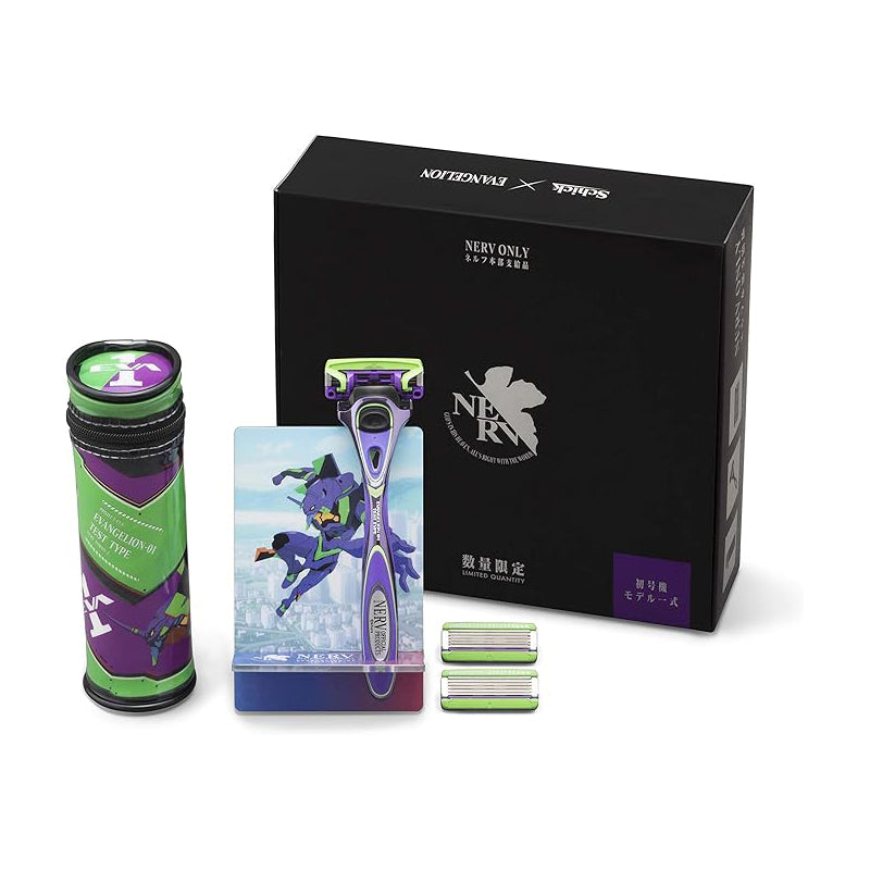 Evangelion x Schick / 2020 Limited HYDRO5 Razor - Unit 01 Model with S ...