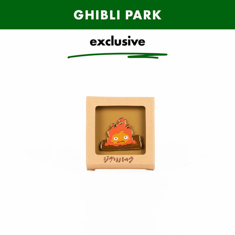 Howl's Moving Castle / Calcifer Pin Badge / Japan Ghibli Park Exclusive Merchandise