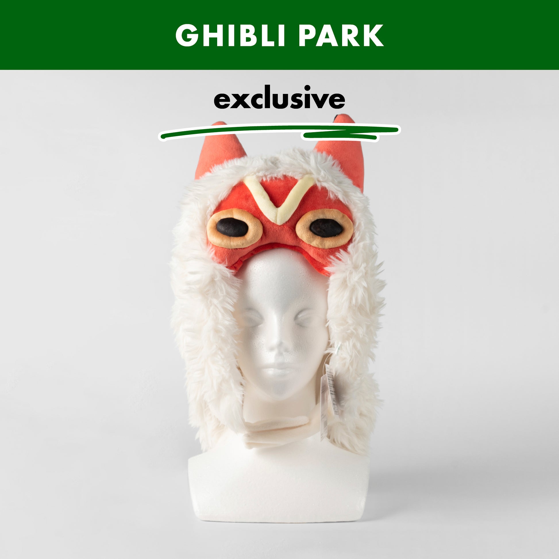Princess Mononoke / San Headgear / Japan Ghibli Park Exclusive Merchandise