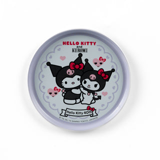 JapanExclusive_vintage_HelloKitty40thAnniversaryTinCoaster_HelloKitty_Kuromi_otakupopmall
