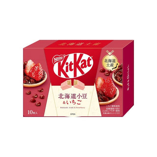Kit Kat Japan / Azuki (Red-Bean) & Strawberry – Hokkaido Regional Exclusive