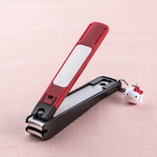 KAI Nail Clipper / Sanrio Collaboration Design (Hello Kitty Camellia Blossom) M Size / Japan Shop Exclusive