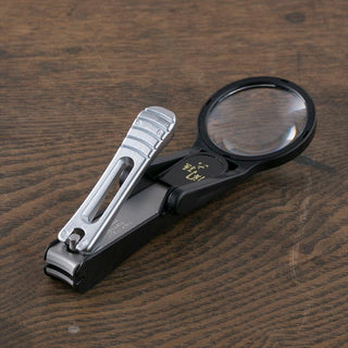 KAI Nail Clippers with Magnifier / Sekinomagoroku  ESize M / Made in Japan
