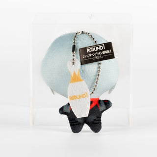 Japan Exclusive_vintage_Neon Genesis Evangelion x ROUND1 Japan / Mini Plush Keychain - Rei Ayanami_02