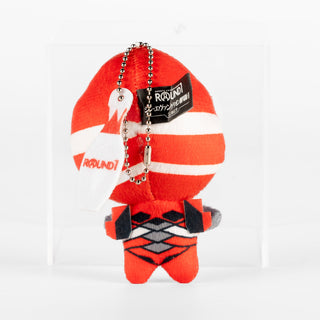 Japan Exclusive_vintage_Neon Genesis Evangelion x ROUND1 Japan / Mini Plush Keychain - Eva Unit-02_2