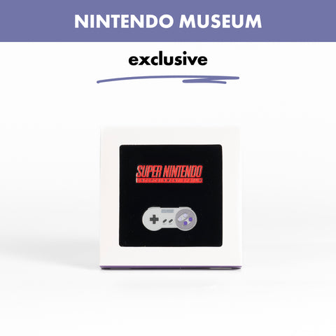 Nintendo Museum / Super Nintendo Entertainment System Pin Badge Set