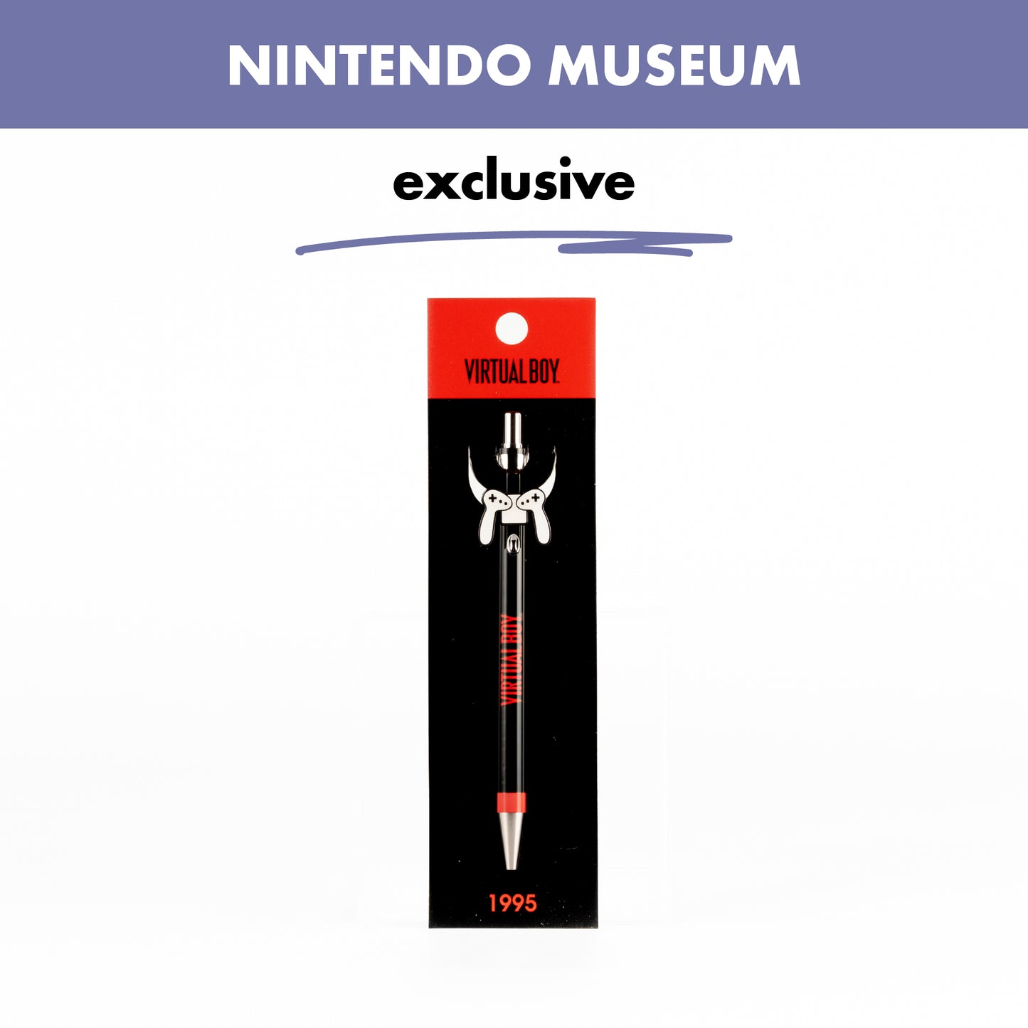 Nintendo Museum / Virtual Boy Ballpoint Pen