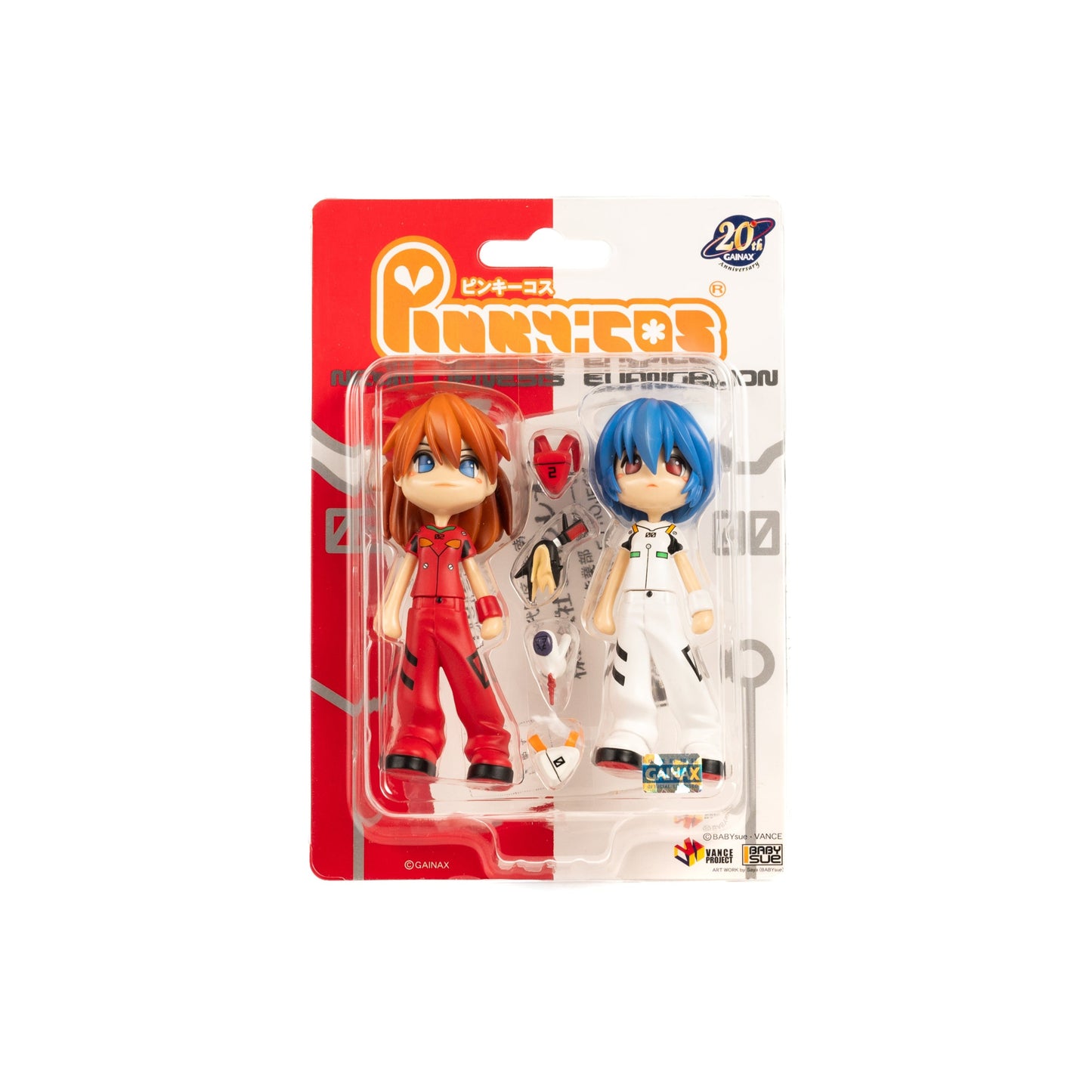 Neon Genesis Evangelion / Pinky Street Pinky:cos Figure - Asuka & Rei