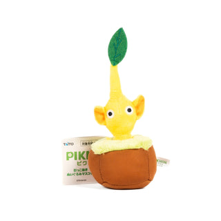 Pikmin / Pull-Out Plush Keychain Mascot - Yellow Pikmin