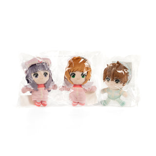 Cardcaptor Sakura / 3-Piece Plush Doll Set - Sakura & Tomoyo & Syaoran Front / Japan CLAMP Exhibition Exclusive