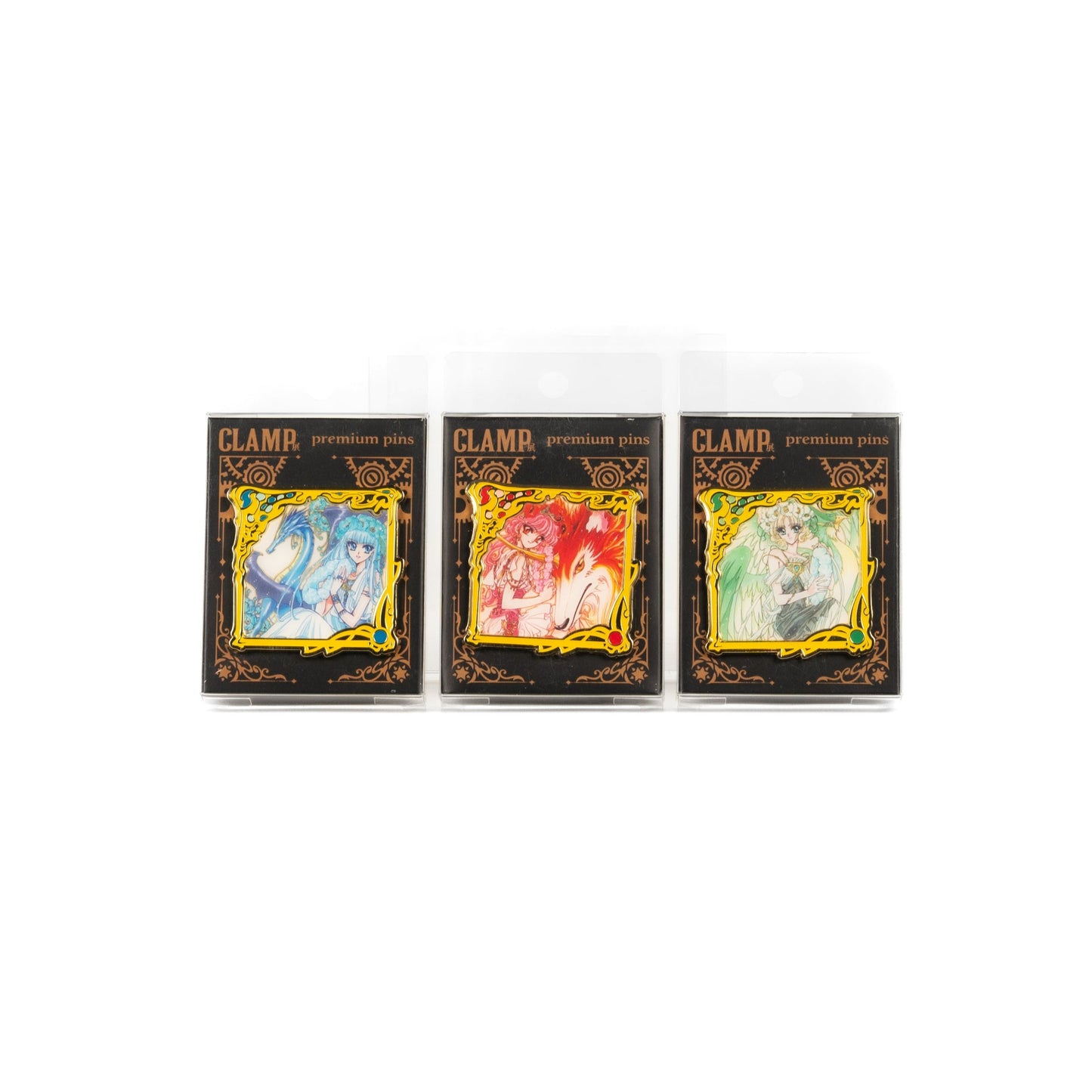 Magic Knight Rayearth / Premium Pins - Complete set