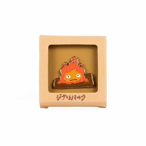Howl's Moving Castle / Calcifer Pin Badge Front / Japan Ghibli Park Exclusive Merchandise
