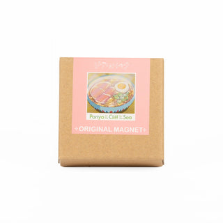 Ponyo on the Cliff by the Sea / Food Magnet - Instant Ramen with Ham and Boiled Egg Front / Japan Ghibli Park Exclusive Merchandise
