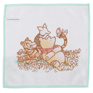 PAUL & JOE x Classic Pooh / Reversible Cleaning Handkerchief - Green