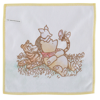 PAUL & JOE x Classic Pooh / Reversible Cleaning Handkerchief - Yellow