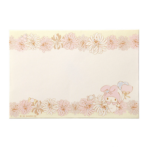 PAUL & JOE × My Melody / Message Card and Envelope Set - White