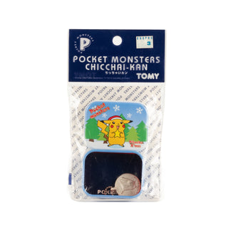 Pokémon / 1998 Vintage Small Tin with Pikachu Mascot - Christmas Limited Ver.